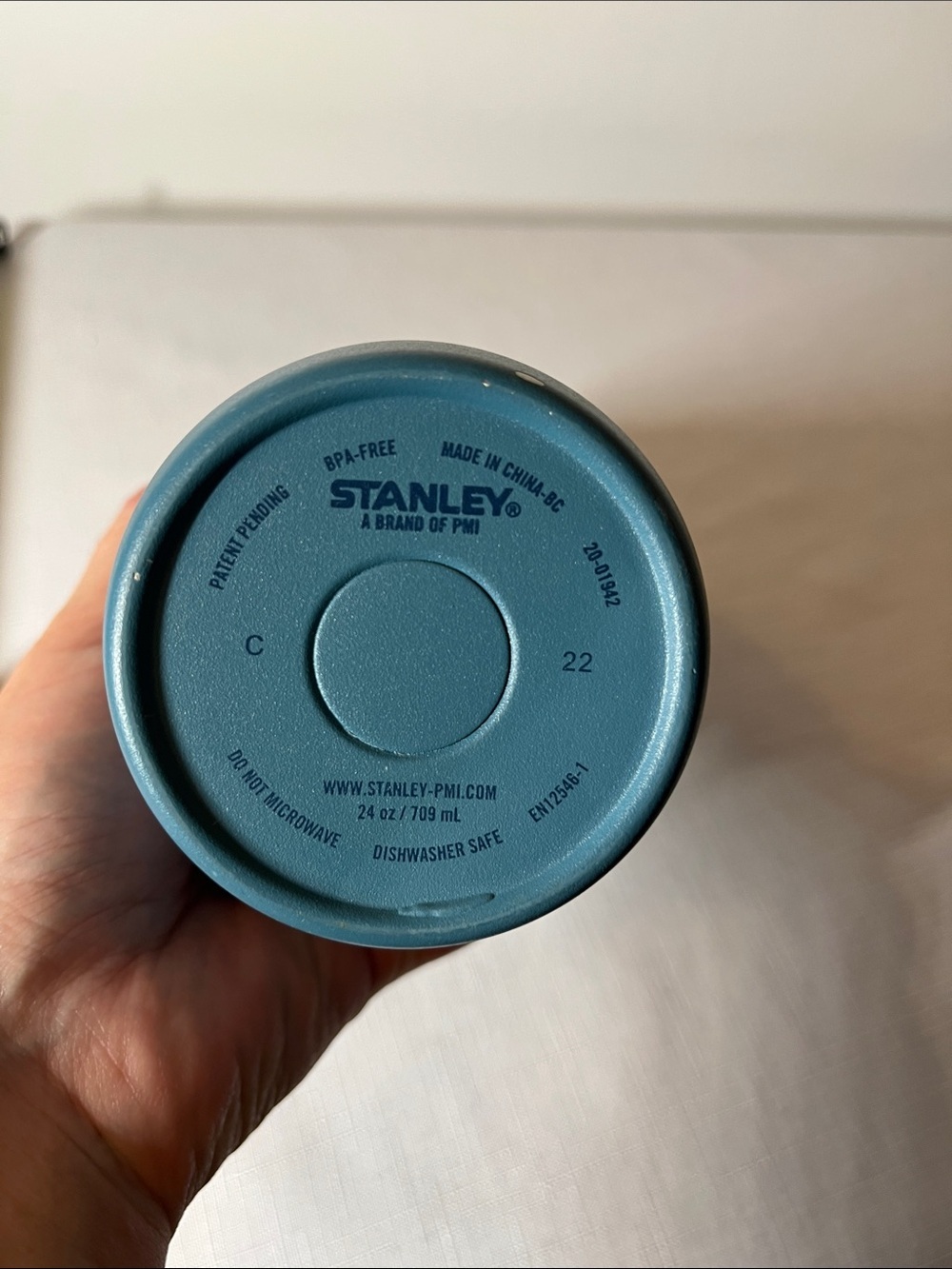 STANLEY Blue Stainless Steel Travel Tumbler
Clear Flip Lid
Like New - Picture 7 of 7
